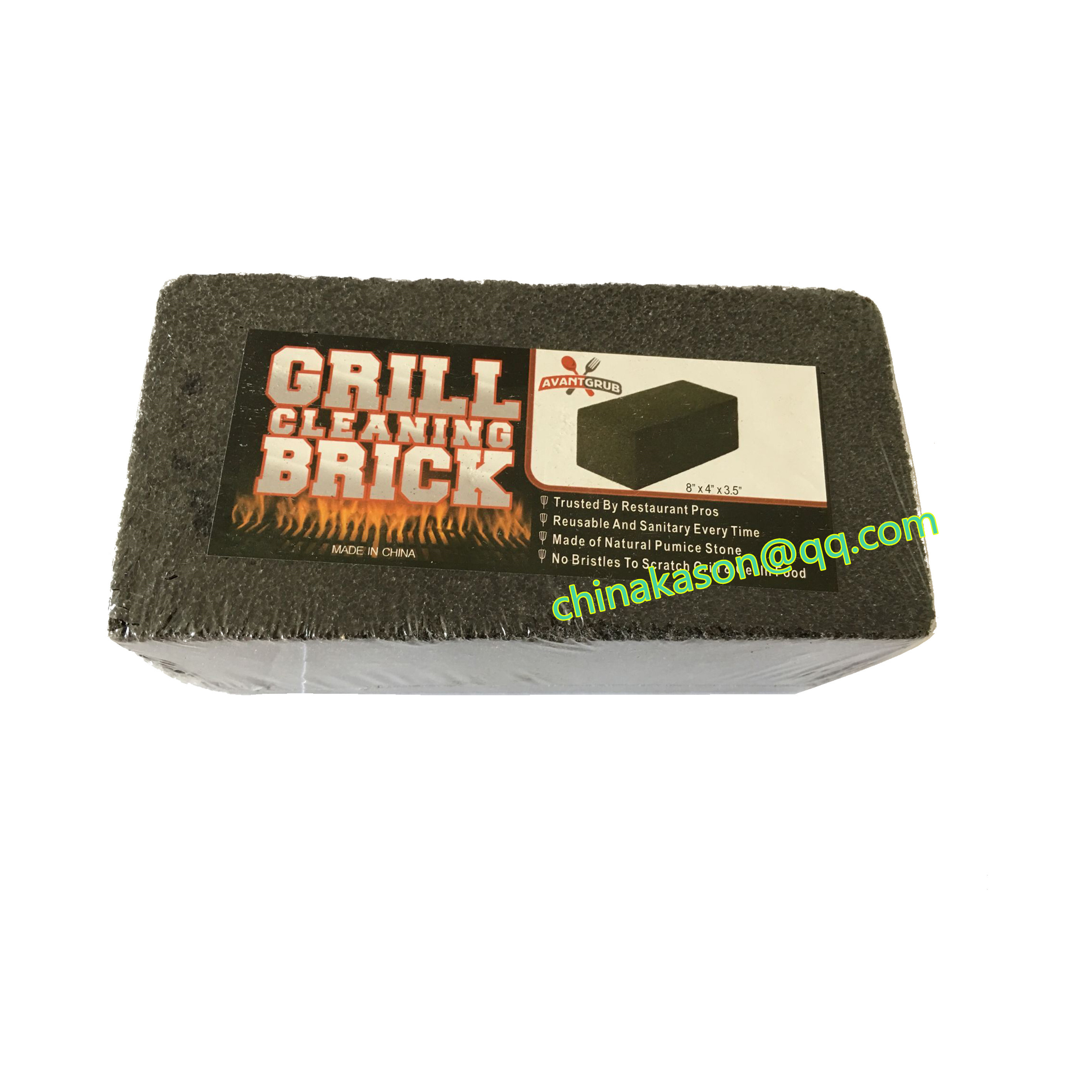 20x10x9cm black color foam glass,GB-12 grill brick