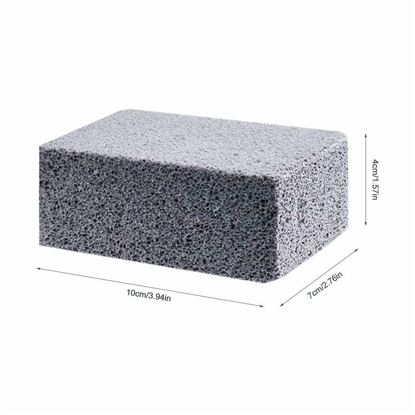  Large Grill Stone Cleaning Block - 4 Inch Pumice Bricks for Cleaning Grease & Rust