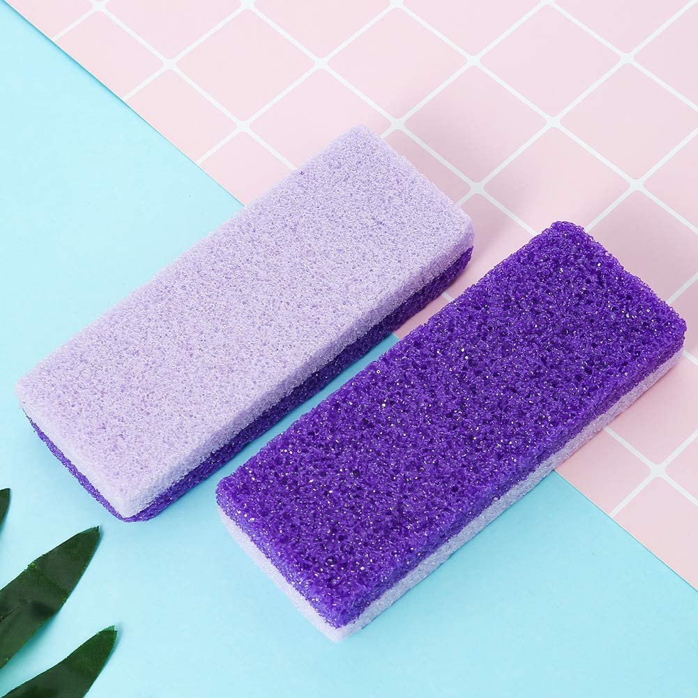 Double Sided Pumice Stone Callus, Hard Skin Callus Remover and Scrubber Pedicure Tools Foot File for Feet Hands Exfoliator Pedicure Feet File