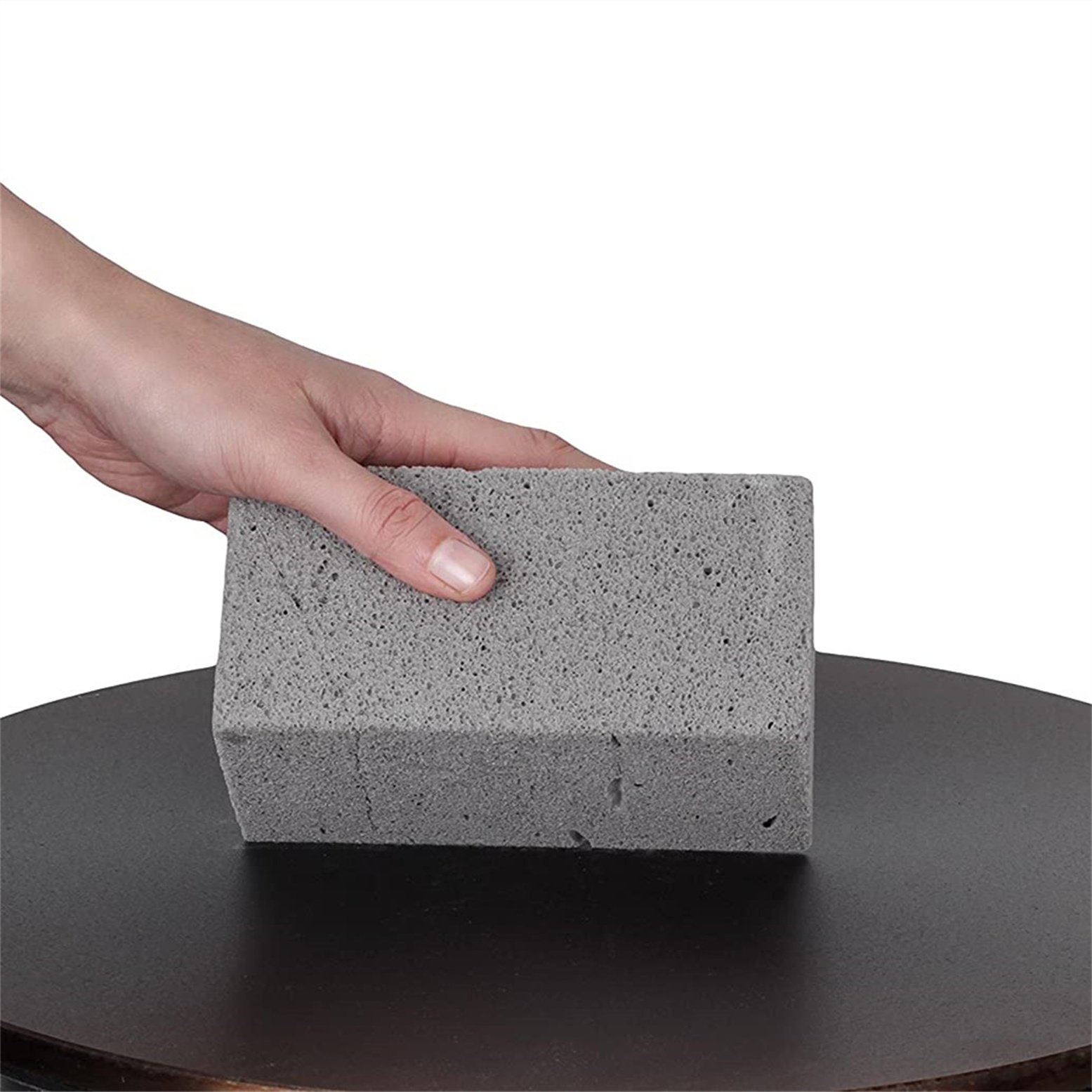 Heavy Duty Grill Cleaning Brick 1 Pack. Commercial Grade Pumice Stone Tool Cleans