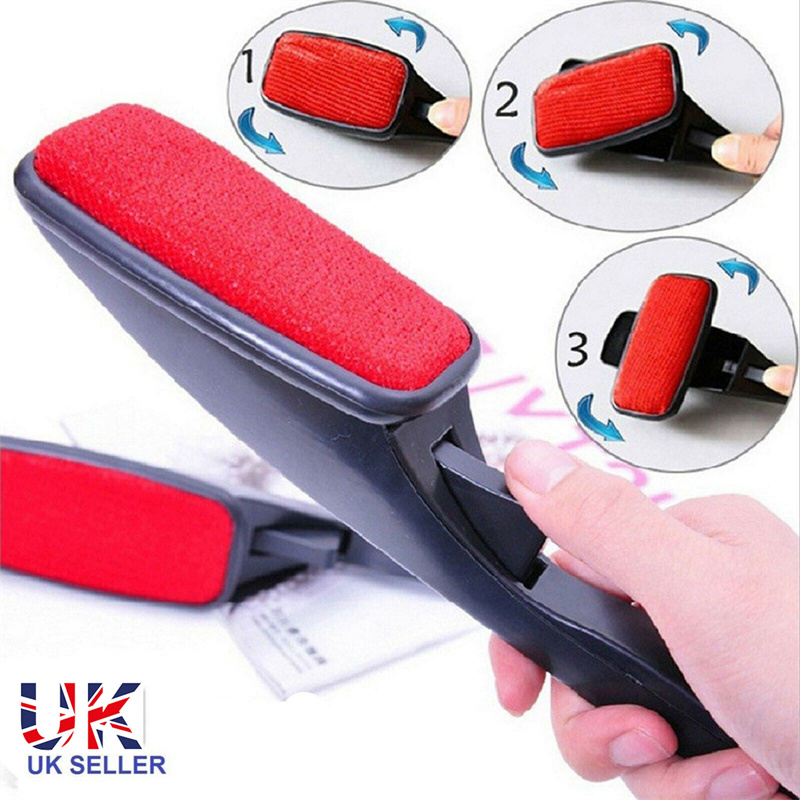 One Hand Operate Clothes Lint Remover Magic Static Brush Reusable Lint Roller Cleaning Brush Shaving Pet Hair Remover