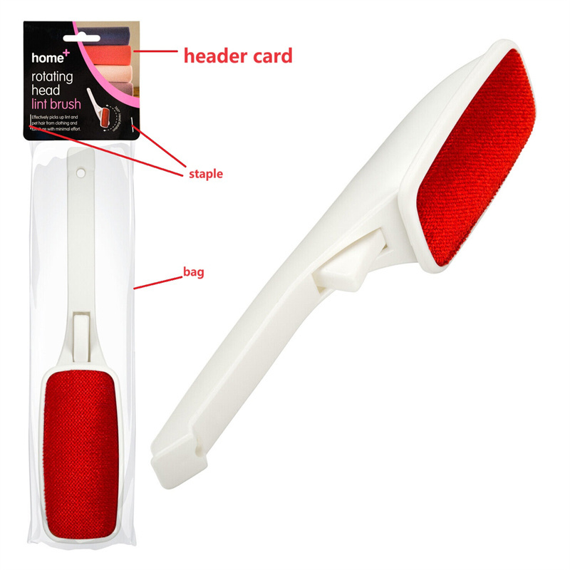 Lint Remover brush with pivoting head