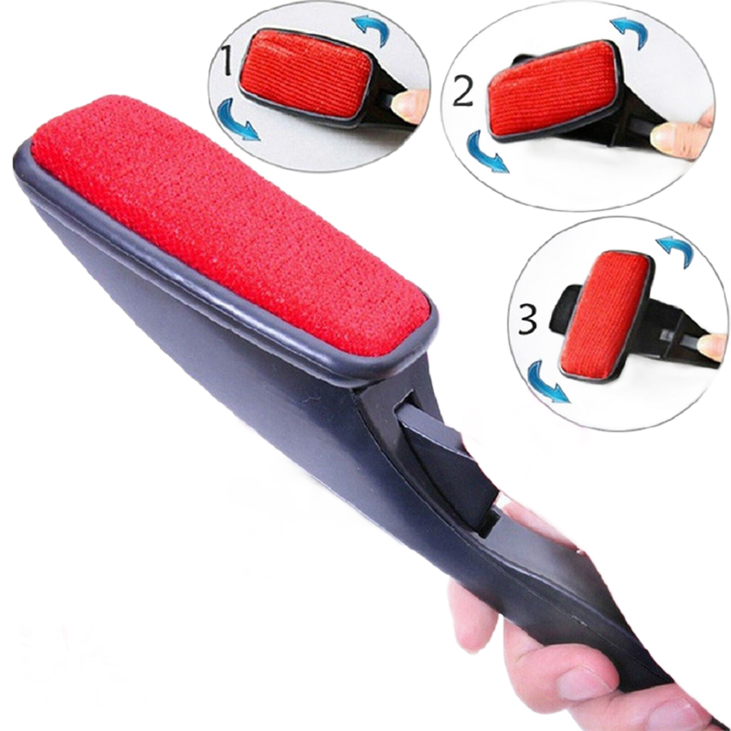 COMMERCIAL GRADE Lint Remover Brush & Pet Hair Remover, Semi-Auto Swivel