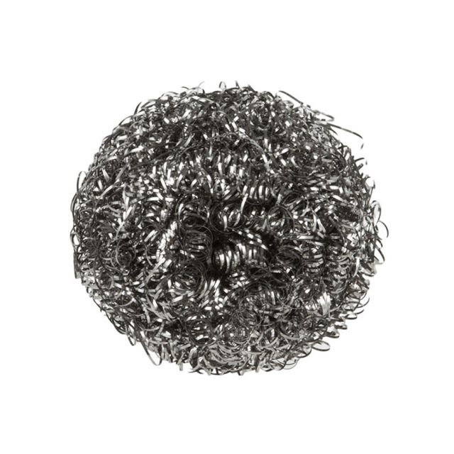 Large Stainless Steel Ball Scrubber 1.75 oz. - 12 Count