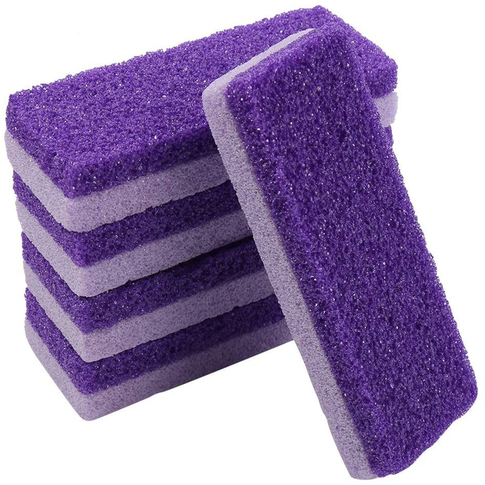 Pumice sponge angled