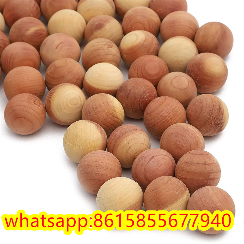 Wholesale Eco-friendly Cashmere Protection Mothproof Natural Cedar Wood Moth Balls for Wardrobe