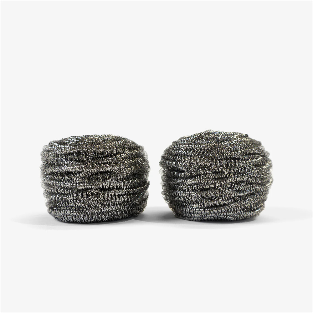 Scourer Ball,3pc Stainless Steel Wire