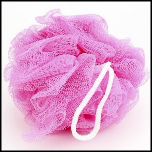 Skin Friendly Super Loofah Mesh Sponge