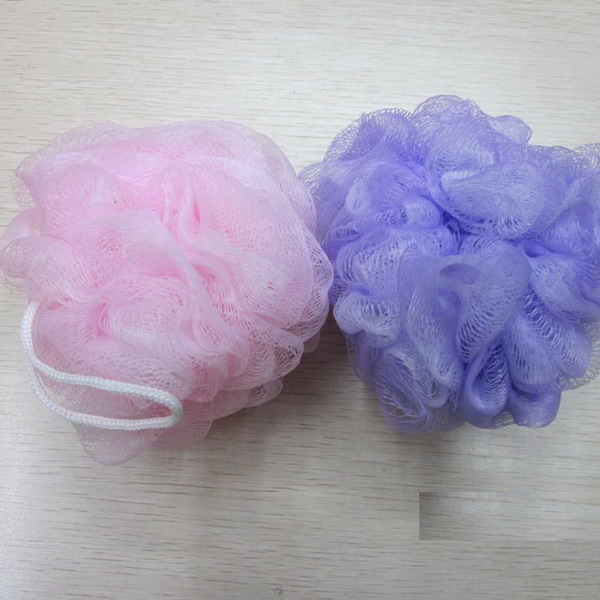 Bath Sponge Shower Loofahs 60g Mesh Pouf Bath Scrunchies Body Wash Puff Shower Puff